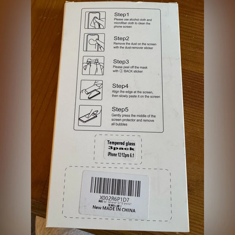 12/12pro Tempered Glass Screen Protectors